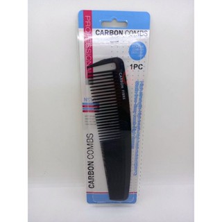 Carbon Combs Carbon Fibre หวีซอย คาร์บอน 724 ดำ