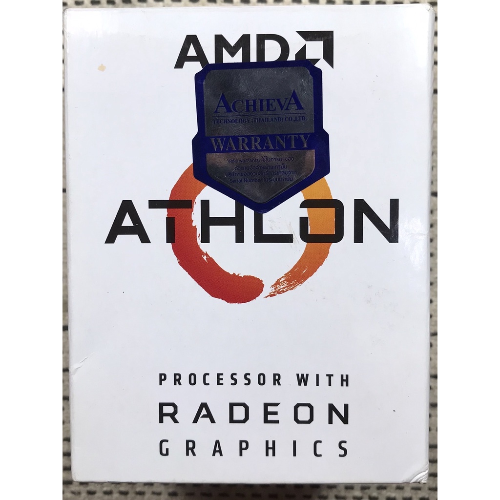 CPU AMD ATHLON 3000G 3.5 GHz (AM4) พร้อมจัดส่ง