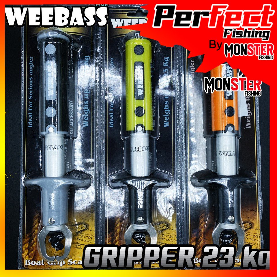 กริปเปอร์วีแบส WEEBASS GRIPPER FISHING 23 kg. ที่คีบปากปลา ที่ชั่งปลา