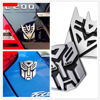 สติกเกอร์โลโก้ Transformers 3 มิติ ตราสัญลักษณ์กราฟิก สติกเกอร์รถ