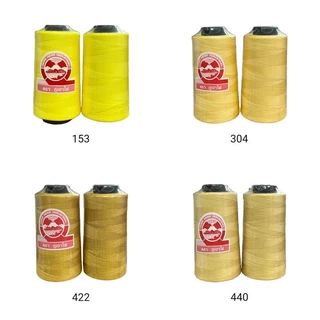 [สีเหลือง]ด้ายเย็บผ้า ตราภูเขาไฟ ขนาด 40/2 ความยาว 3100 เมตร