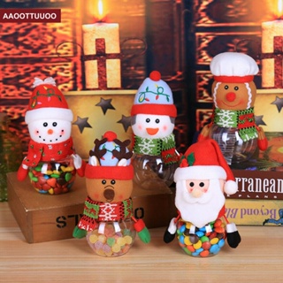 Christmas Candy Jar Storage Bottle Santa Bag Xmas Sweet Gift Bag Box for Kids
