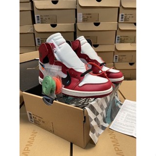 [ พร้อมส่ง ] Air Jordan 1 Retro High  " Off-White Chicago " Size 40 - 47 [ H12 ]