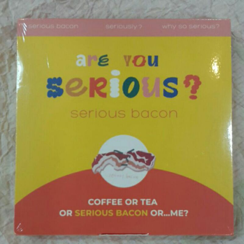 Cd ซีดีเพลงไทย Serious Bacon ; Are you seriouus? (first full album)*