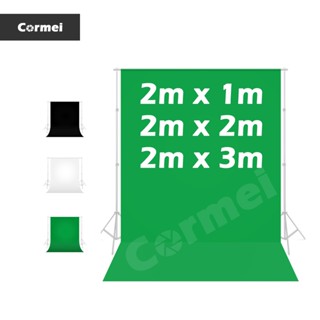 Cormei ภาพพื้นหลัง ผ้าไม่ทอ ปรับได้ 2x3 เมตร สําหรับใช้ถ่ายภาพในสตูดิโอ