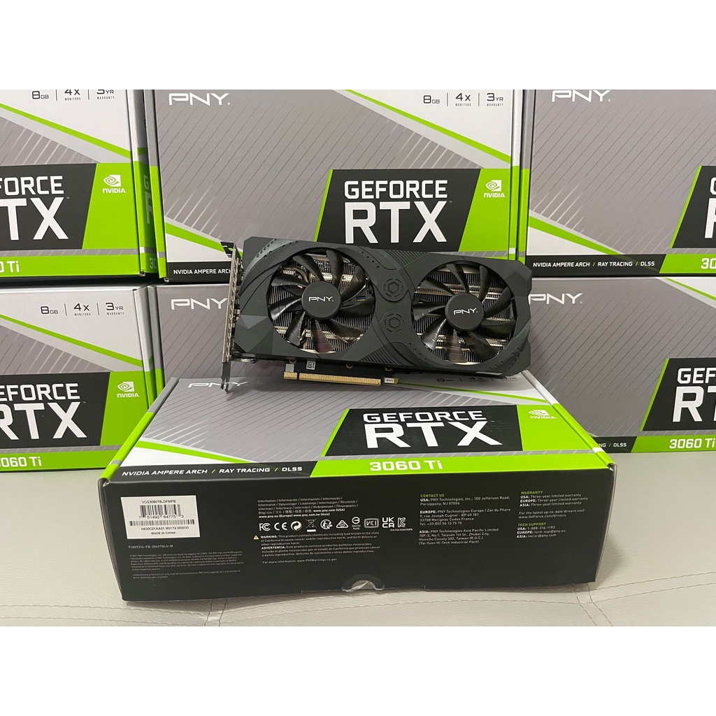 การ์ดจอ PNY rtx3060ti 8gb 256bit มือสอง