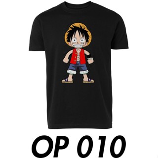 ขายดี!คลาสสิกและไม่เหมือนใคร () อนิเมะ One Piece Monkey D. เสื้อยืด พิมพ์ลาย Luffy Naruto Minato Dragon Ball Goku สําหรั