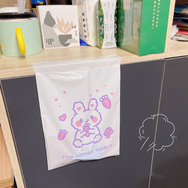 ถุงขยะ อเนกประสงค์ แบบพกพา ลายการ์ตูน แบบใช้แล้วทิ้ง สําหรับทําความสะอาดรถยนต์ - รูปที่ 3