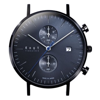 KNOT | นาฬิกาข้อมือ Chronograph ของแท้ (ผลิตในประเทศญี่ปุ่น ) Made in Japan รุ่น CC-39BKMT