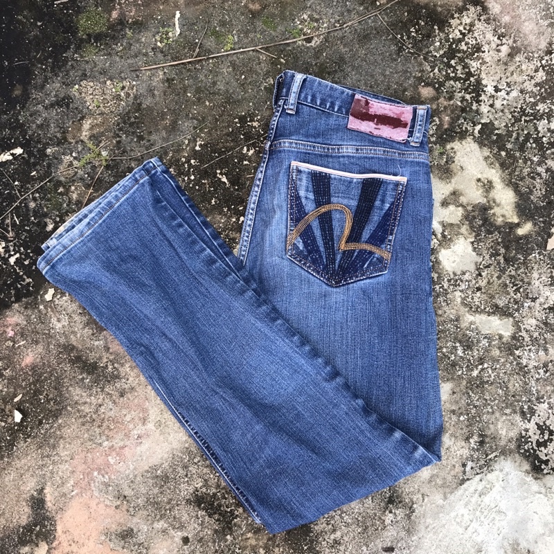 กางเกงยีนส์ Evisu กางเกงยีนส์