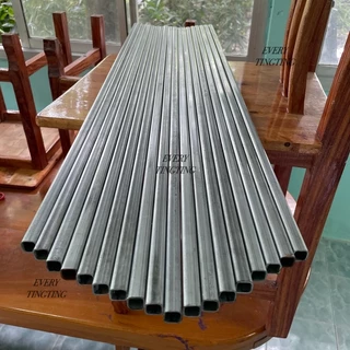 เหล็กกล่องกัลวาไนซ์ 1/2”x1/2” (4 หุน) หนา 1.2 mm แบ่งขาย ความยาวสูงสุด 2 เมตร เหล็กกล่องชุบกัลวาไนซ์ ไม่เป็นสนิม