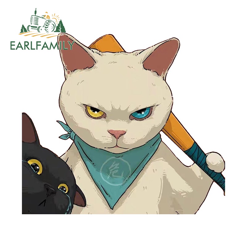 Earlfamily 13 ซม.Mayou อะนิเมะรถสติกเกอร์ตลกแล็ปท็อปกีตาร์กระเป๋าเดินทาง Windows JDM ไวนิลครีมกันแดด Decal แฟชั่นกันน้ํารถอุปกรณ์เสริม