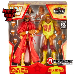 (Pre-Order) Mega Powers (Hulk Hogan &amp; Macho Man Randy Savage) - WWE Elite Ringside Exclusive 2-Pack