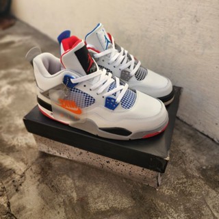 Jordan 4 What The รองเท้าผ้าใบลําลอง สําหรับผู้ชาย และผู้หญิง