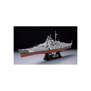 [โมเดลสเกลชุดประกอบ] TAMIYA 78013 1/350 Bismarck German Battleship โมเดลทามิย่าแท้ rc