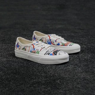 Vans รองเท้าผ้าใบลําลอง ลายการ์ตูนกราฟฟิติ ข้อสั้น สําหรับผู้ชาย ผู้หญิง เหมาะกับการเล่นสเก็ต