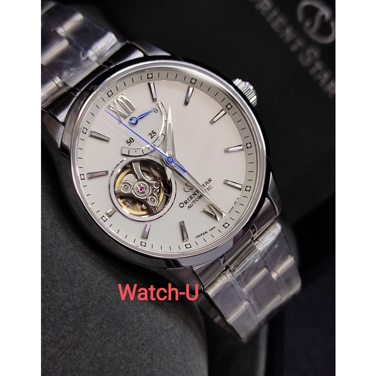 นาฬิกา Orient Star Automatic หน้าปัดสีขาวเรียบหรู รุ่น RE-AT0003S