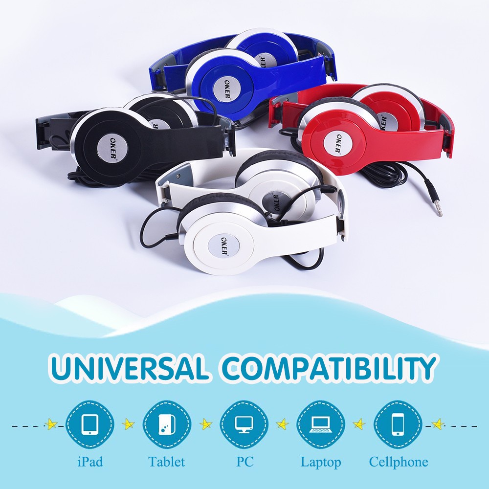 🆕มาใหม่ 🚀ส่งเร็ว🚀 OKER SM-350 STEREO HEADPHONE หูฟัง สมอลล์ทอล์ค แบบ1แจ็ค 3.5mm 3ขีด มีไมค์ในตัว คุยมือถือได้  Smalltalk