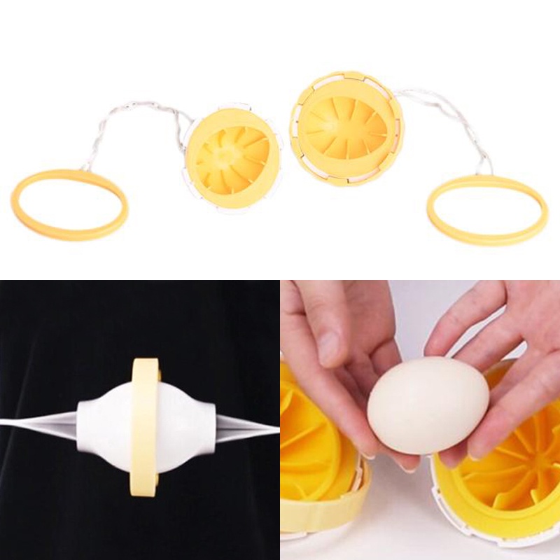 Wonderlife 1PC Golden Egg Maker Egg Shaker Scrambler Egg Yolk White Mixer Hand Kitchen Tool