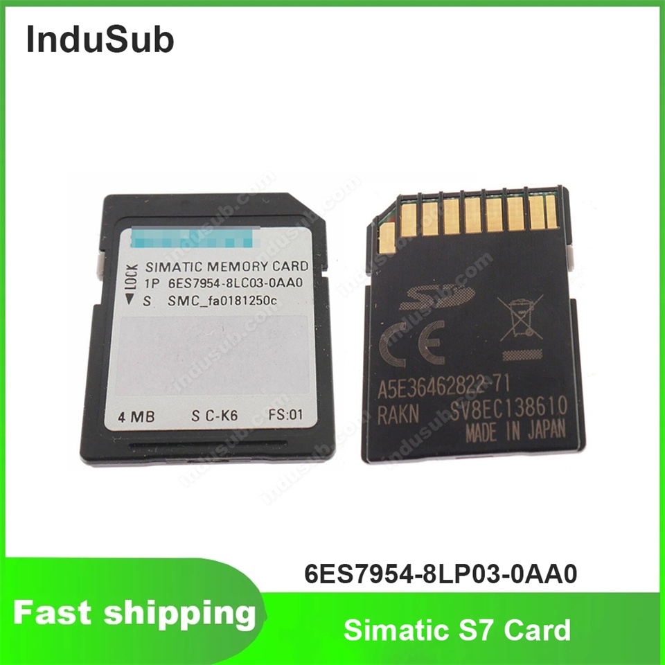 YY 6ES7954-8LP03-0AA0 PLC S7 1200 - SIMATIC โปรแกรม logic controller S7-1200 การ์ดหน่วยความจําสําหรั
