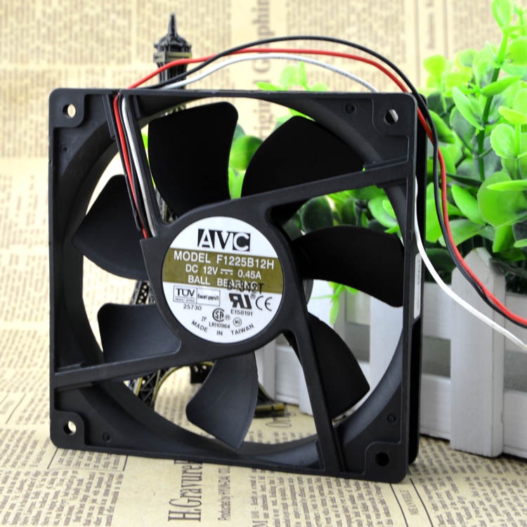 SZ F1225B12H 12V 0.45A 12CM 12025 BALL CASE COOLING FAN