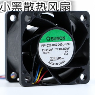 Sunon พัดลมระบายความร้อน 12V 10.80W 4028 PF40281BX--000U-S99 ขนาด 4 ซม.