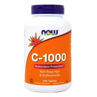 NOW Foods, C-1000, With Rose Hips and Bioflavonoids, 250 Tablets