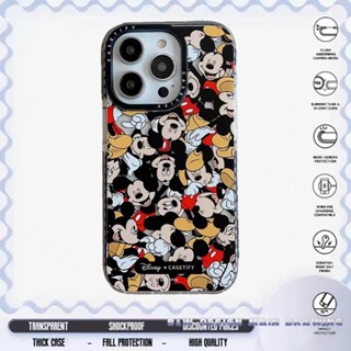 เคสโทรศัพท์มือถือแบบนิ่ม TPU ใส กันกระแทก ลายการ์ตูนมิกกี้เมาส์น่ารัก สําหรับ iPhone 14 13 12 11 Pro MAX X XS MAX XR