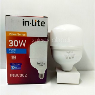 หลอดไฟ LED 30w INLITE **รับประกัน** แคปซูล