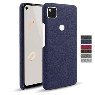 เคสโทรศัพท์มือถือหนัง PC แข็ง แบบบาง สไตล์เรโทร สําหรับ Google Pixel 4A 4G 4 3A 3 2 XL pixel4a 5G