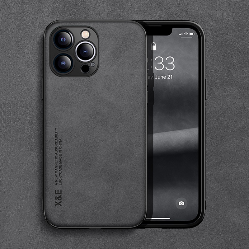 เคสหนัง เคสโทรศัพท์กันกระแทก Casing For iPhone X Xr XS Max 8 7 Plus XsMax 8Plus 7Plus Leather Soft Phone Case TPU Fashion Back Cover With Camera Protection