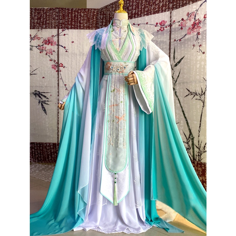 Heaven Official&39;s Blessing Feng Shi Qingxuan Cosplay Ancient Costume Men Women&39;s Han Chinese Clothing Waist Cove