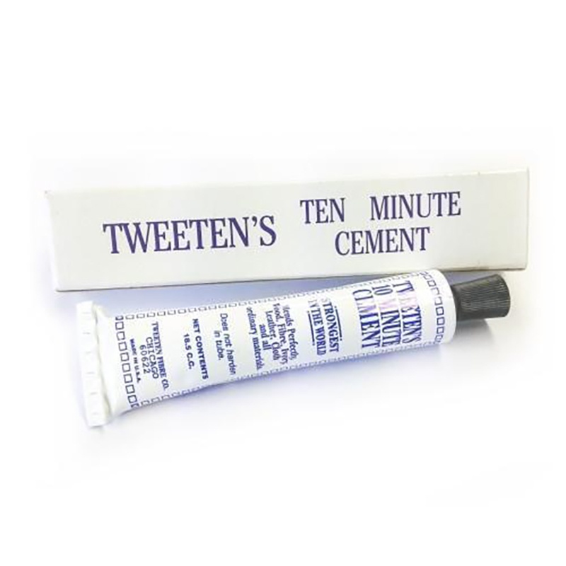 Tweeten Fibre ทวีเท็น กาวซีเมนต์สำหรับติดหัวคิว 10 นาที 10 Minutes Cement Glue for Cue Tip