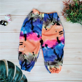 เสื้อผ้าเด็กโต กางเกงเด็กโต กางเกงมัดย้อมลายหอยสีดำ มีสินค้าพร้อมจัดส่ง ตรงจากโรงงาน