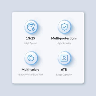ORICO HDD Case 2.5 นิ้ว USB3.0 4TB รองรับ 4TB HDD(25PW1)