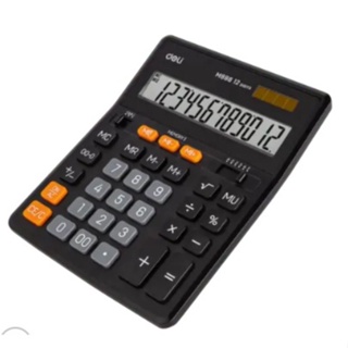 DELI รุ่น M888 Calculator 12-Digits เครื่องคิดเลข เครื่องคิดเลขแบบตั้งโต๊ะ 12 หลัก ขนาดใหญ่ อุปกรณ์สำนักงาน