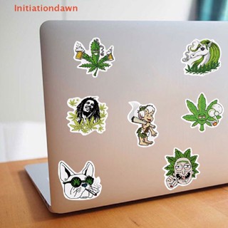 [Initiationdawn] 50Pcs Characters Leaves Graffiti Stickers Luggage Laptop Waterproof Stickers