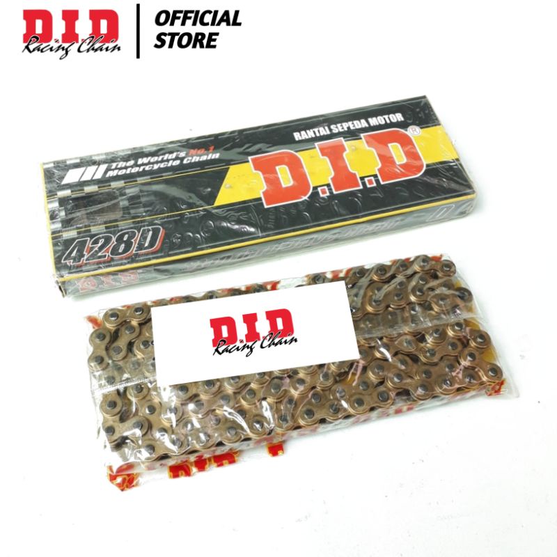 โซ่ DID 428D 140L Gold Street Chain