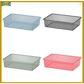 กล่อง กล่องตาข่าย เหล็ก ขนาด 42x30x10 ซม.TROFAST ทรูฟัสท์ (IKEA)