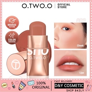 Otwoo 2In1 เครื่องสําอาง บลัชออน เนื้อครีม สีนู้ด ติดทนนาน 2In1