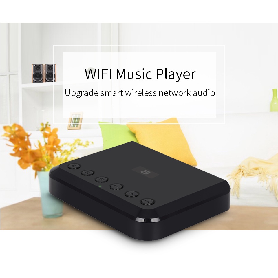 ตัวรับสัญญาณเสียง WIFI ไร้สายสำหรับ Airplay Spotify DLNA NAS Multiroom Sound Stream Bluetooth 5.0 Music Box Optical Adap #5