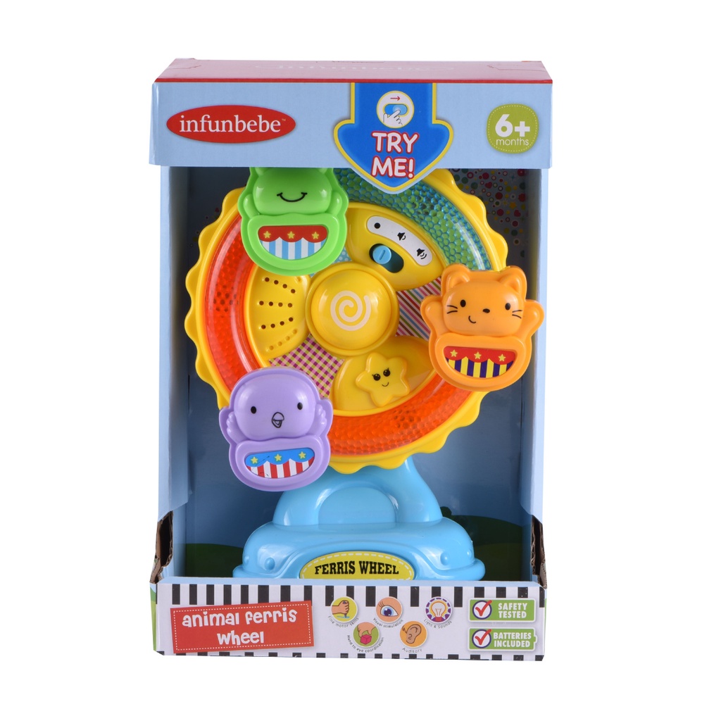Wel-B x Infunbebe Animal Ferris Wheel (ชิงช้าสวรรค์ของเล่นเด็ก) - ของเล่นเด็ก ชิงช้าสวรรค์  วงล้อ