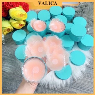 Miếng dán ngực silicon, Hộp 10 Miếng dán ngực siêu dính, chống nước dùng nhiều lần VALICA D306 - H02