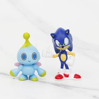12 ชิ้น / เซต เกมโซนิค PVC ฟิกเกอร์แอคชั่นโซนิค เม่น โมเดล ของสะสม เค้ก ท็อปเปอร์ ตกแต่ง ตุ๊กตา ของเล่นเด็ก