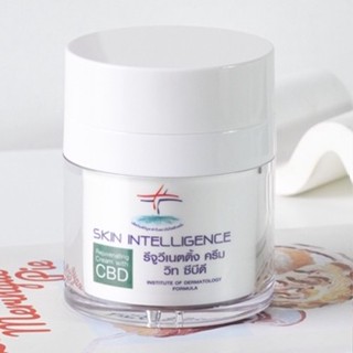 REJUVENATING CREAM WITH CBD ครีมบำรุงผิวสูตรเข้มข้นด้วยสารสกัด CBD เปปไทด์ ฟูลเลอรีน โมเลกุลไฮยา ขนาด 50 มล.