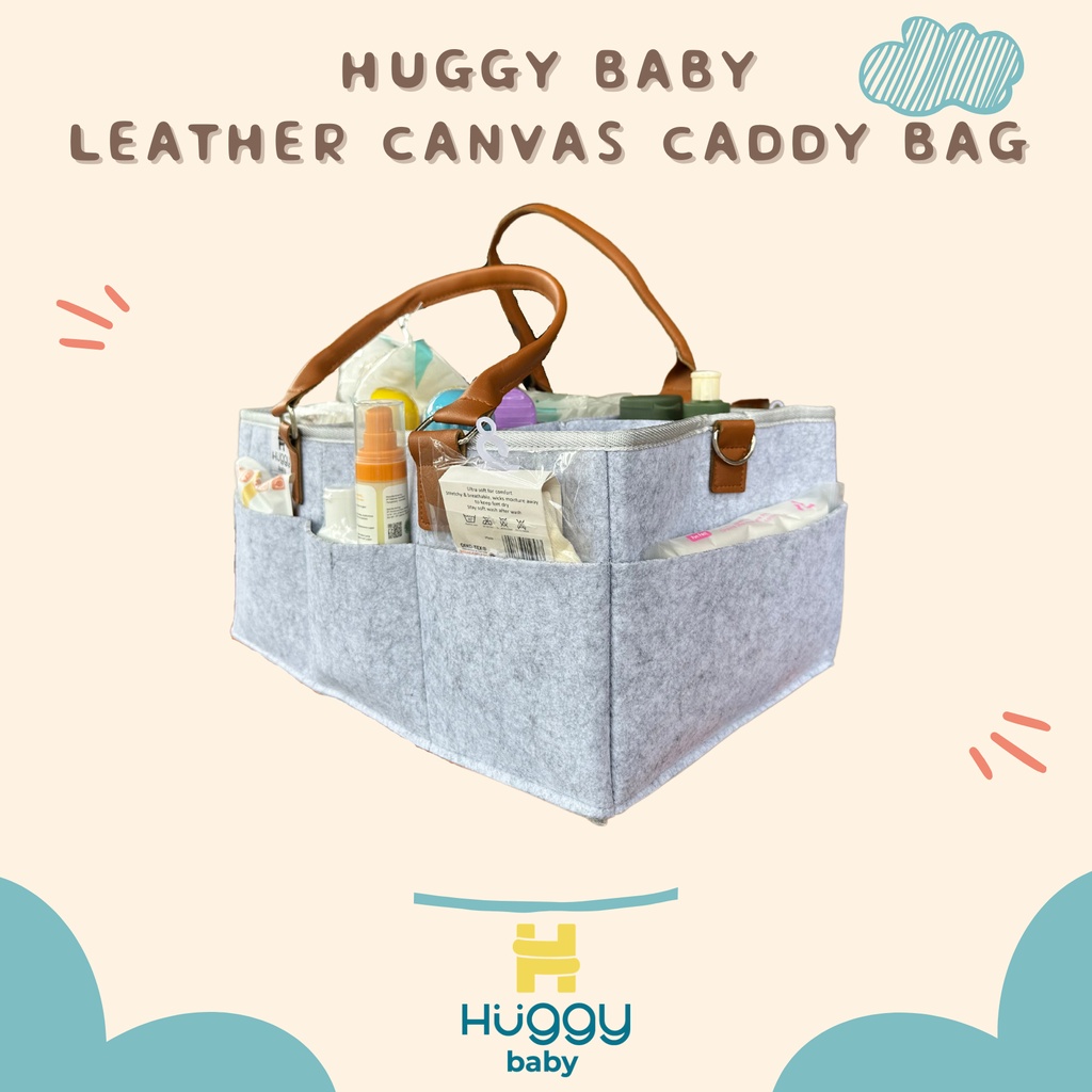 Quality Huggy Baby Bag02 Leather Canvas Caddy Bag