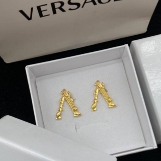 ต่างหู Versace ไฮเอนด์ปั้มแบรนด์ sz.1,5 cm.