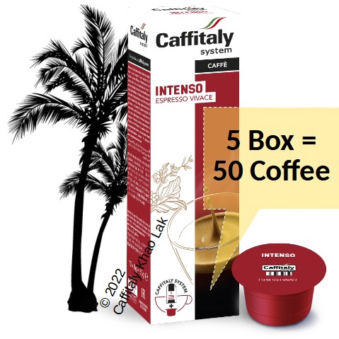 Intenso PACK5 Caffitaly Espresso Vivace: 50 Capsules