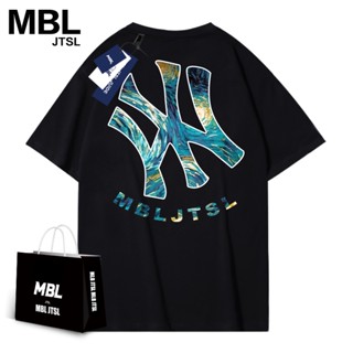 Mbl เสื้อยืดแขนสั้น ทรงหลวม สไตล์ญี่ปุ่น แฟชั่นฤดูใบไม้ผลิ และฤดูร้อน สําหรับผู้ชาย และผู้หญิง