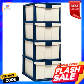 เบสิโค ตู้อเนกประสงค์ รุ่นเมกคิง 4 ชั้น สีน้ำเงินBESICO Multipurpose Cabinet Make King Model 4 Tiers Blue